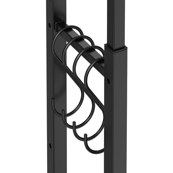 Kaminholzregal verstellbar 60 x 25 x 150 cm