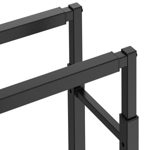 Kaminholzregal verstellbar 60 x 25 x 150 cm
