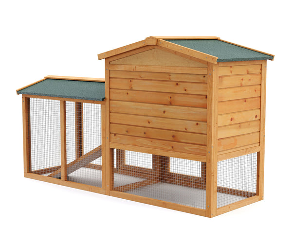 Kaninchenstall HAZEL 147 x 53 x 86 cm