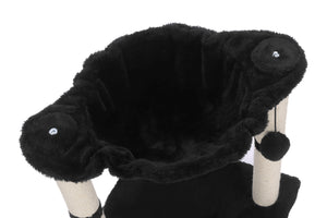 Katzenbaum 50 cm schwarz