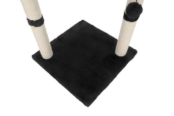 Katzenbaum 50 cm schwarz