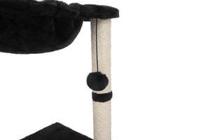 Katzenbaum 50 cm schwarz
