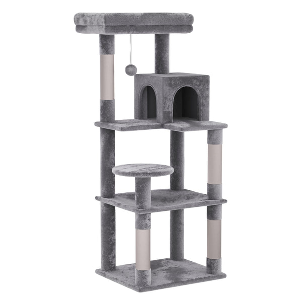 Katzenbaum ASGARD 143 cm hellgrau