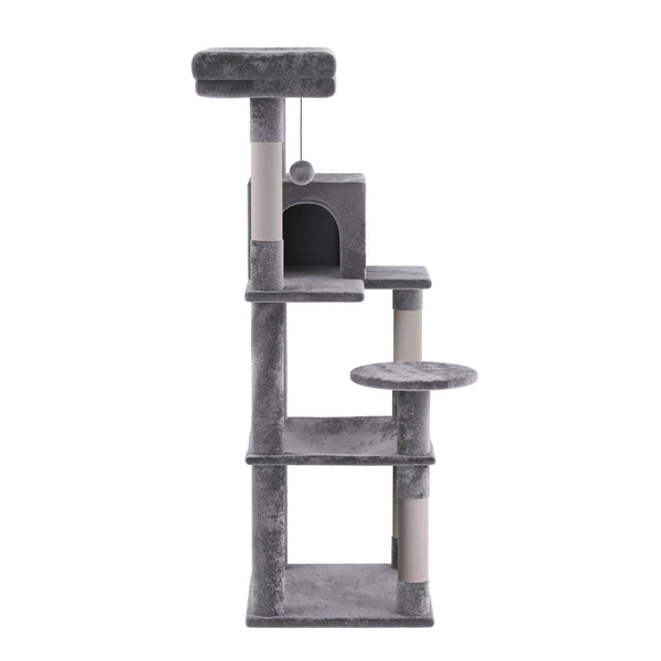 Katzenbaum ASGARD 143 cm hellgrau
