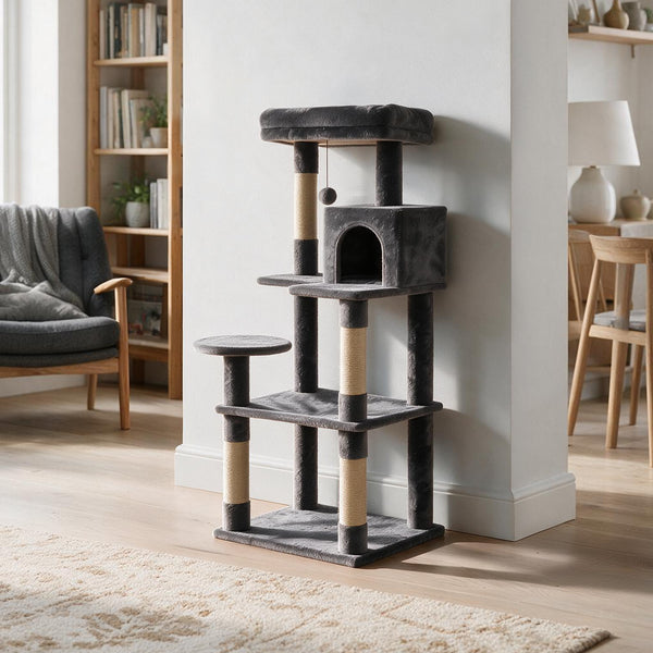 Katzenbaum ASGARD 143 cm hellgrau