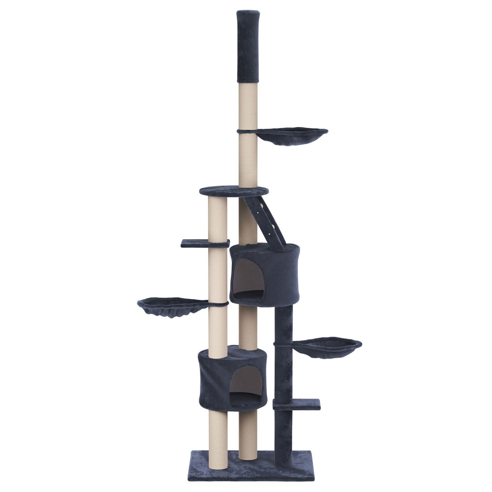 Cat tree, ceiling-high, 230 - 265 cm, anthracite