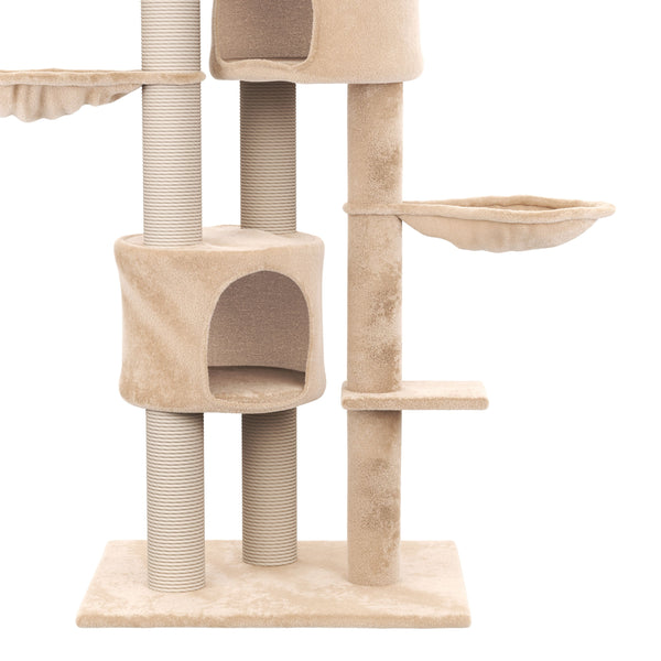 Katzenbaum deckenhoch 230 - 265 cm beige