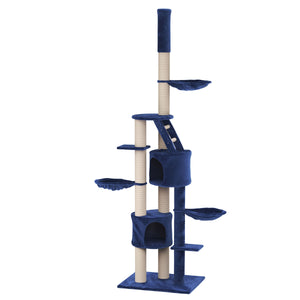 Katzenkratzbaum, blau (230-265cm)