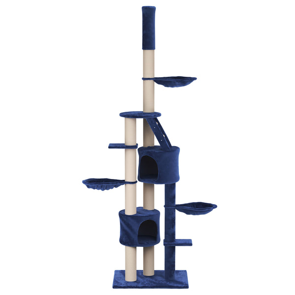 Katzenkratzbaum, blau (230-265cm)