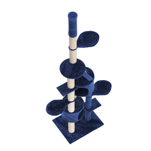Katzenkratzbaum, blau (230-265cm)