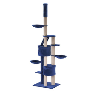 Katzenkratzbaum, blau (230-265cm)
