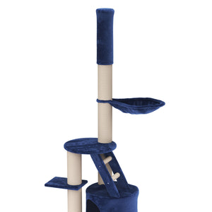 Katzenkratzbaum, blau (230-265cm)