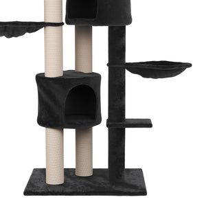 Katzenkratzbaum, schwarz (230-265cm)