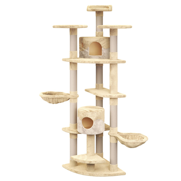 Katzenbaum 210 cm hoch, beige