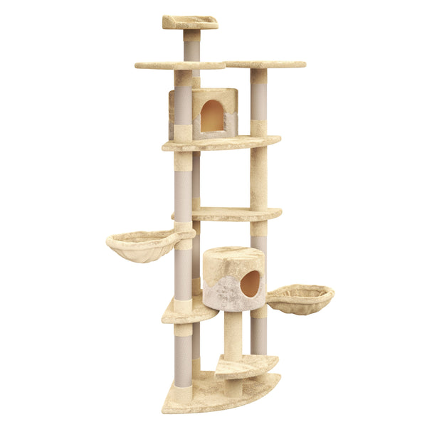 Katzenbaum 210 cm hoch, beige