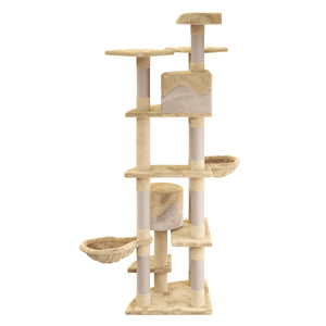 Katzenbaum 210 cm hoch, beige