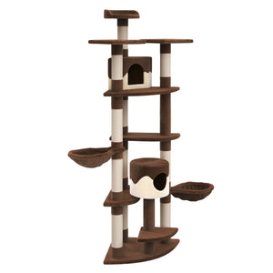 Katzenbaum 210 cm hoch, braun