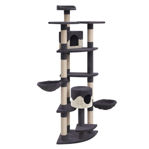 Katzenbaum 210 cm hoch grau