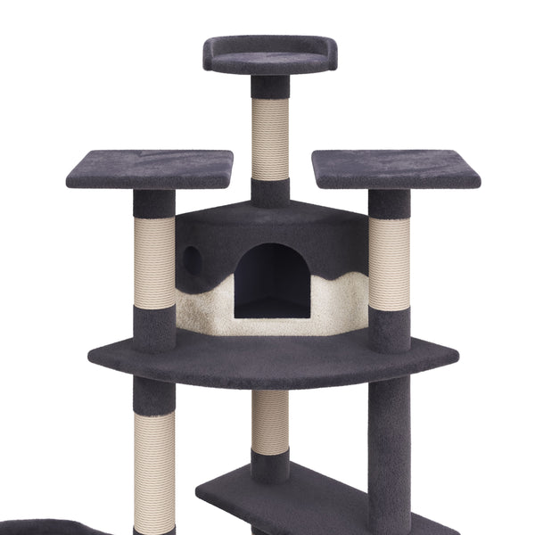 Katzenbaum 210 cm hoch grau
