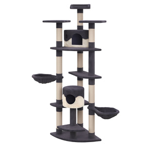 Katzenbaum 210 cm hoch grau