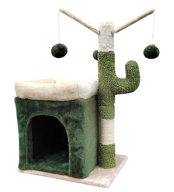 Katzenbaum CACTUS grün