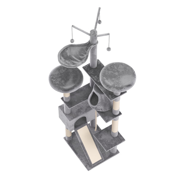 Katzenbaum DANA 190 cm grau
