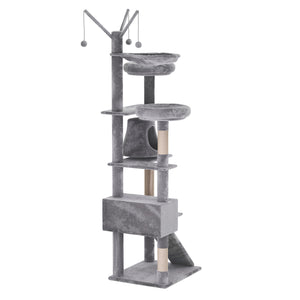 Katzenbaum DANA 190 cm grau