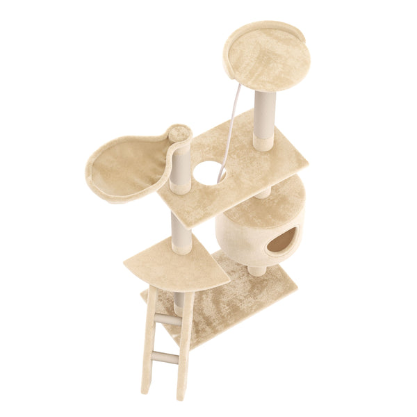 Katzenbaum 150 cm hoch - beige