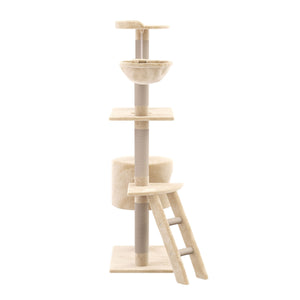Katzenbaum 150 cm hoch - beige