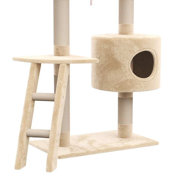 Katzenbaum 150 cm hoch - beige