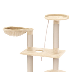 Katzenbaum 150 cm hoch - beige