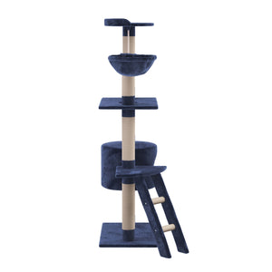Katzenbaum 150 cm hoch - blau