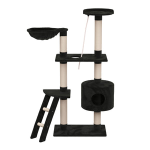 Katzenbaum 150 cm hoch - schwarz