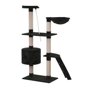 Katzenbaum 150 cm hoch - schwarz