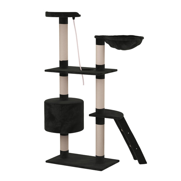 Katzenbaum 150 cm hoch - schwarz