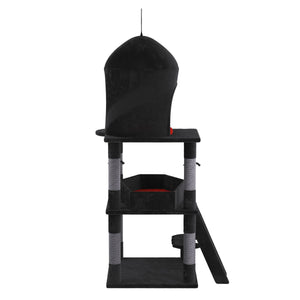 Katzenbaum HADES 140 cm schwarz/rot