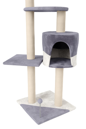 Katzenbaum LILU 112 cm grau
