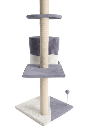 Katzenbaum LILU 112 cm grau