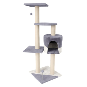 Katzenbaum LILU 112 cm grau