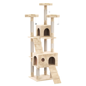 Katzenkratzbaum 182cm beige