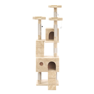 Katzenkratzbaum 182cm beige