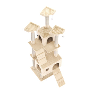 Katzenkratzbaum 182cm beige