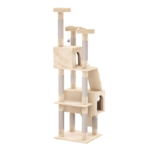 Katzenkratzbaum 182cm beige