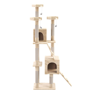Katzenkratzbaum 182cm beige