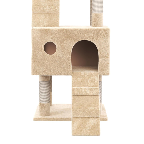 Katzenkratzbaum 182cm beige