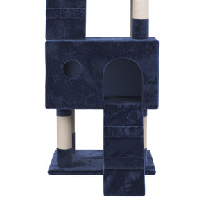 Katzenkratzbaum 182cm blau