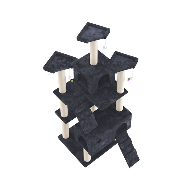 Katzenkratzbaum 182 cm anthrazit