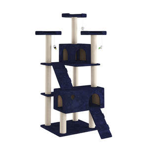 Katzenbaum 182 cm blau