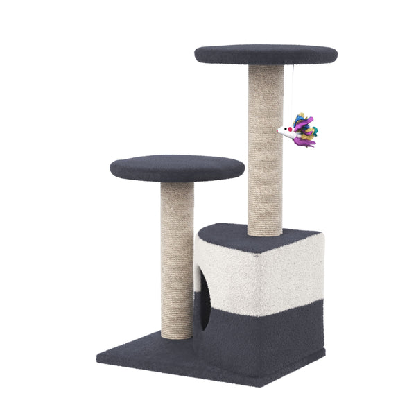 Katzenkratzbaum, grau (71 cm hoch)
