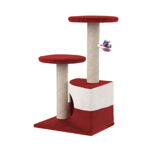 Katzenbaum klein rot 71 cm